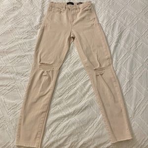 🌷Blush high rise skinny jeans. Size 26.